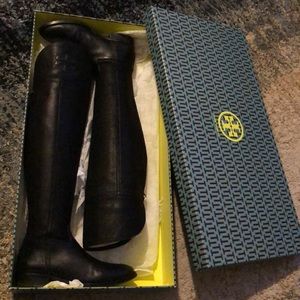 Tory Burch boots (over the knee) size 8